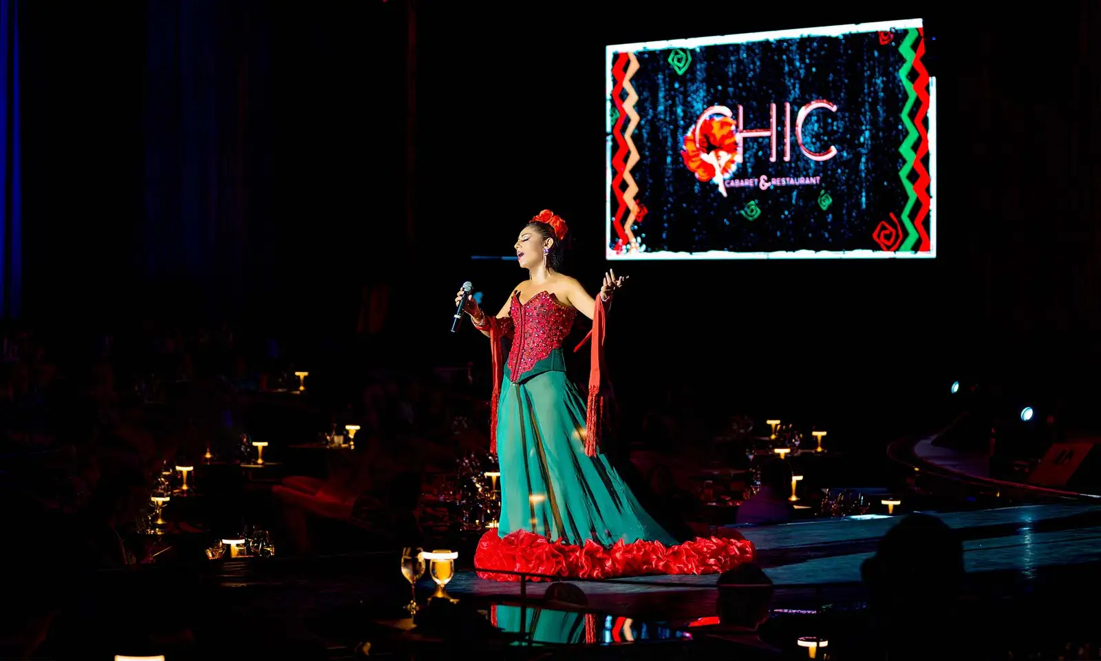 Grand Palladium Riviera Maya Restaurante Show Chic Cabaret
